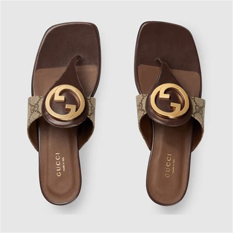 gucci womens flip flop|Gucci blondie flip flop women.